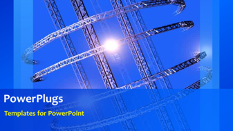 PowerPoint Template - An abstract network